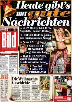 Die auflagenstrkste Tageszeitung Deutschlands: BILD
